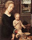 Gerard David Famous Paintings - The Madonna of the Milk Soup
